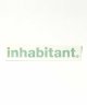 INHABITANT インハビタント ステッカー　logo sticker　文字ロゴ