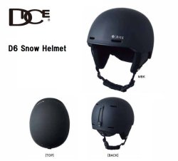 画像1: DICE ダイス 24-25 スノーボード ヘルメット　D6 SNOW HELMET　MBK　日本正規品