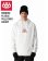 画像1: 686 SIX EIGHT SIX シックスエイトシックス　24-25　BONDED FLEECE PULLOVER HOODY　WHITE スノーボード 撥水パーカー　日本正規品 (1)