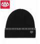 予約商品　686 シックスエイトシックス　HIGHLIGHT BEANIE　BLACK　スノーボード ビーニー　日本正規品