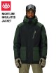 予約商品　686 SIX EIGHT SIX シックスエイトシックス 25-26 NIGHTLINE INSULATED JACKET　NAVY COLORBLOCK メンズ スノーボード ウェア ジャケット 日本正規品