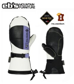 画像1: 予約商品　eb's　エビス　CARVING MITT NII　WHITE　GORE-TEX　2025-2026 スノーボード グローブ ミトン ゴアテックス