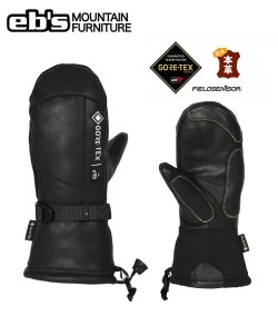 画像1: 予約商品　eb's　エビス　CARVING MITT NII　BLACK　GORE-TEX　2025-2026 スノーボード グローブ ミトン ゴアテックス
