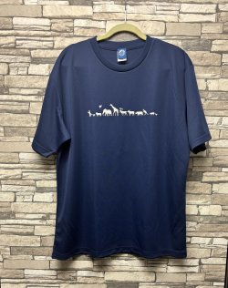 画像1: Noah Snowboarding Japan　DRY Tシャツ　アニマル デニムブルー