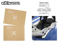 画像1: eb's エビス 　PROTECT SHEET　CLEAR　プロテクションシート　スノーボード保護シート