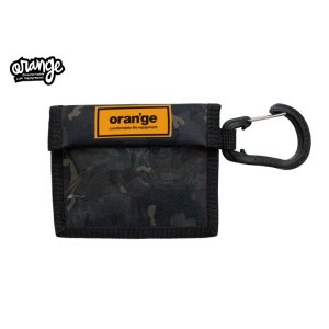 画像: ORAN'GE オレンジ 　PassCase YOKO　カラビナ付　BLACK CAMO 　スノーボード パスケース