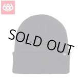 画像: 686 シックスエイトシックス　STANDARD ROLL UP BEANIE　BLACK　メンズ スノーボード ビーニー　日本正規品