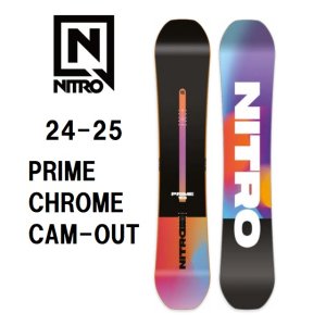 画像: 予約商品　NITRO ナイトロ　24-25　スノーボード　PRIME CHROMA CAM-OUT　2024-2025　メンズ　日本正規品