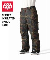 画像: 予約商品　686 SIX EIGHT SIX シックスエイトシックス 24-25 INFINITY INSULATED CARGO PANT　DARK SPOTTED　メンズ スノーボード ウェア パンツ 日本正規品