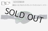 画像: DICE ダイス　24-25 スノーボード ゴーグル　GOODMAN グッドマン　GM44570　G　調光 / ULTRAライトグレー / ライトシルバーミラー　日本正規品