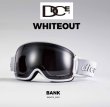 画像1: 予約商品 限定モデル　DICE ダイス　25-26 スノーボード ゴーグル　BANK バンク BK54275　WHITEOUT　調光×ULTRAライトパープル/スモークミラー 日本正規品