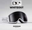 画像1: 予約商品 限定モデル　DICE ダイス　25-26 スノーボード ゴーグル GOODMAN グッドマン GM54275 WHITEOUT　調光×ULTRAライトパープル/スモークミラー 日本正規品