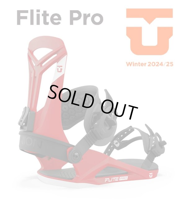 画像1: UNION ユニオン 24-25　スノーボード ビンディング バインディング　FLITE PRO　フライトプロ　RED　2024-2025　メンズ　日本正規品