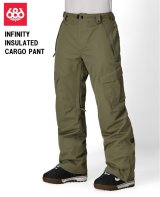 画像: 予約商品　686 SIX EIGHT SIX シックスエイトシックス 　25-26　INFINITY INSULATED CARGO PANT　SAGE　メンズ スノーボード ウェア パンツ　日本正規品
