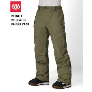 画像: 予約商品　686 SIX EIGHT SIX シックスエイトシックス 　25-26　INFINITY INSULATED CARGO PANT　SAGE　メンズ スノーボード ウェア パンツ　日本正規品