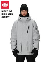 画像: 予約商品　686 SIX EIGHT SIX シックスエイトシックス 25-26 NIGHTLINE INSULATED JACKET　LIMESTONE DOBBY メンズ スノーボード ウェア ジャケット 日本正規品