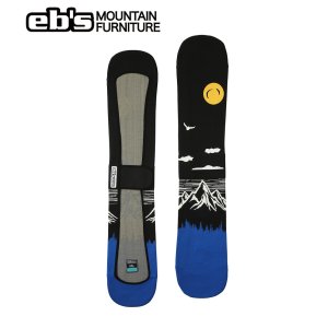 画像: 予約商品　eb's　エビス　KNIT COVER　MOUNTAIN　BLACK　スノーボード ニットカバー ソールカバー
