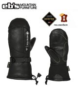 画像: 予約商品　eb's　エビス　CARVING MITT NII　BLACK　GORE-TEX　2025-2026 スノーボード グローブ ミトン ゴアテックス