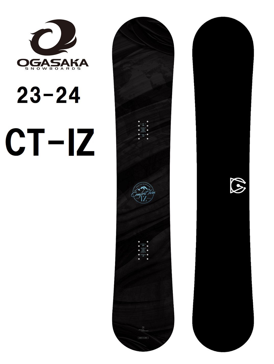 23-24 OGASAKA オガサカ 国産スノーボード CT-IZ メンズ 2023-2024