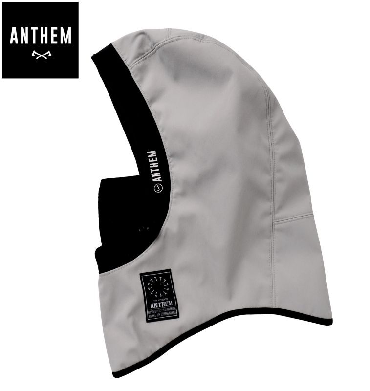 ANTHEM アンセム BONDED NECK HOOD LIGHT GRAY スノーボード