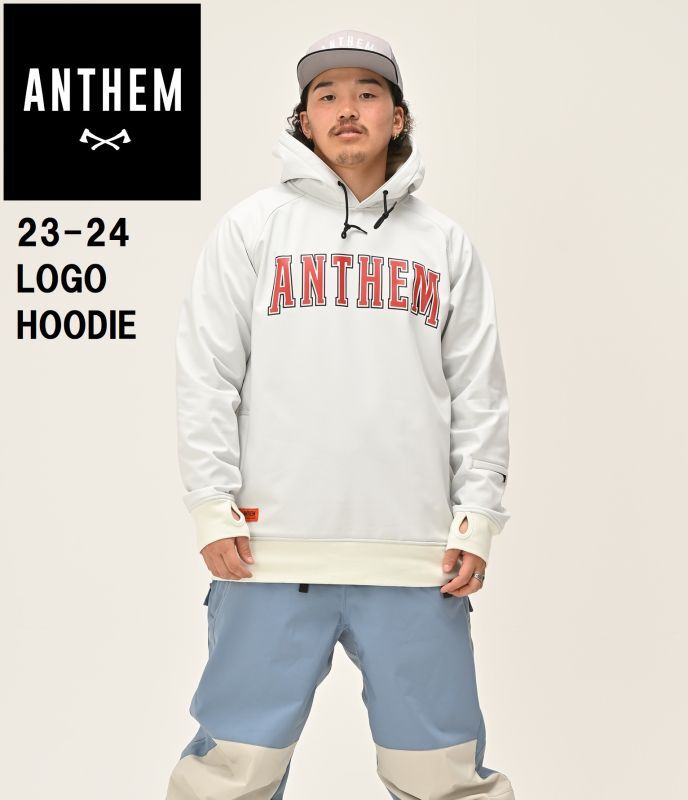 画像1: 23-24　ANTHEM アンセム　LOGO HOODIE　OFF WHITE　2023-2024　ユニセックス スノーボード ウェア ジャケット