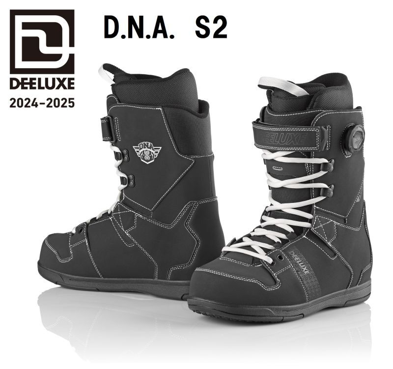 画像1: 予約商品　DEELUXE ディーラックス 24-25　スノーボード ブーツ　D.N.A.　ESSENTIAL BLACK 　ディーエヌエー　2024-2025　メンズ　日本正規品