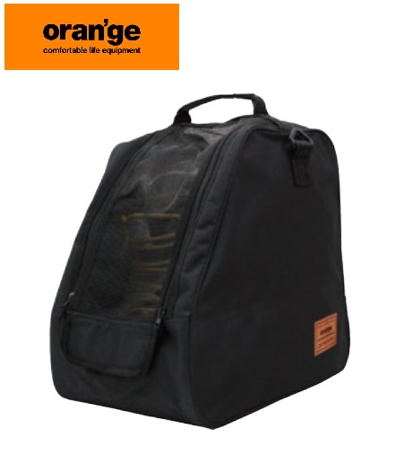 画像1: 予約商品　ORANGE オレンジ　Mesh boots bag　BLACK　スノーボード ブーツバッグ ブーツケース