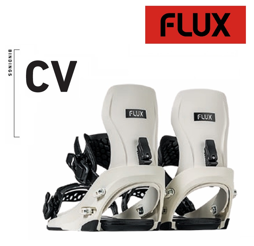 画像1: 予約商品　FLUX フラックス　25-26　スノーボード ビンディング バインディング　CV　OFFWHITE　2025-2026　日本正規品