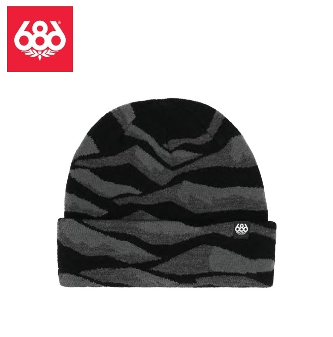 画像1: 686 シックスエイトシックス　SUMMIT BEANIE　BLACK　メンズ スノーボード ビーニー　日本正規品
